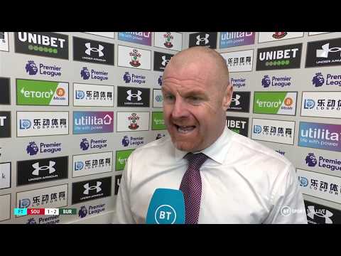 Sean Dyche: "It's a squad mentality, everyone has to play their part"