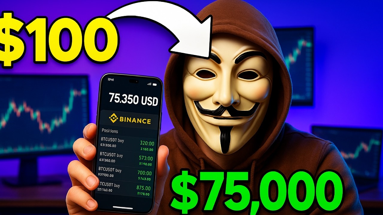 $100 to $70,000 Binance Future Trading - Easy Profitable Strategy