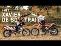 Xavier de Soultrait ripping the 690 ENDURO R on motocross track - KTM Adventure Rally 2022