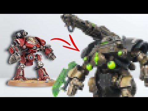 Kitbashing NECRON CORRUPTED Iron Hands - Dornian Heresy Conversion