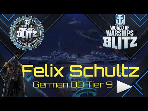 Felix Schultz WOWSB Tier 9 German Destroyer World of Warships Blitz