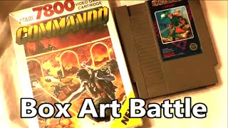 Commando Box Art Battle (NES vs Atari 7800) The No Swear Gamer