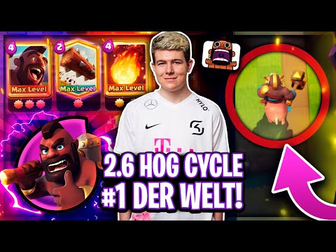 🥇PLATZ 1 DER WELT! UNFASSBARER PUSH MIT 2.6 HOG CYCLE! Clash Royale Deutsch