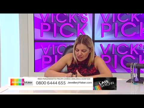 Sky Blue Opal on The Late Show with Vicky Field (JewelleryMaker) LIVE 26/02/2015