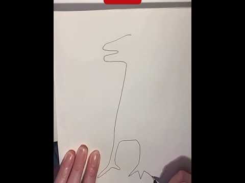 Basquiat dinosaur drawing tutorial