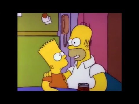 The Simpsons - Homer gives Bart advice on women