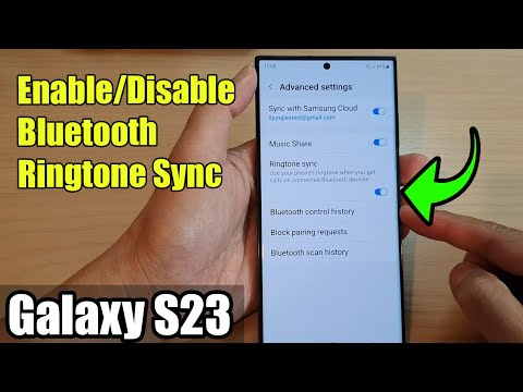 Galaxy S23's: How to Enable/Disable Bluetooth Ringtone Sync
