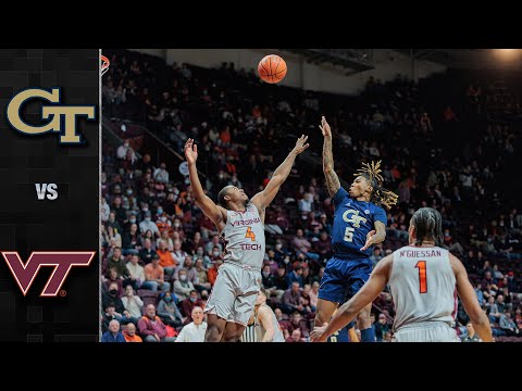 Georgia Tech vs. Virginia Tech Men's Basketball Highlights (2021-22)