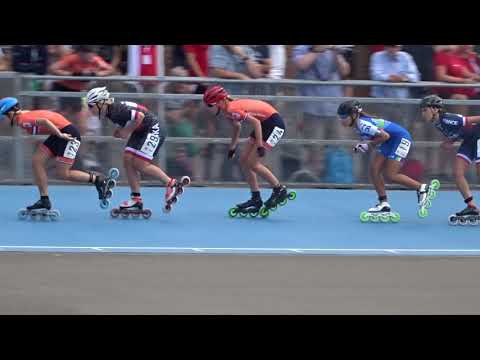 1000m jun ladies 1/2 final 2 (European Championships Inline Skating 2018)