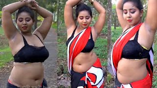 Saree Lover  Jiya  Hot & Armpit Show Photoshoo