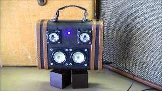 Harry Potter Miniature Suitcase Boombox by Hi-Fi Luggage Skrillex Stranger Remix