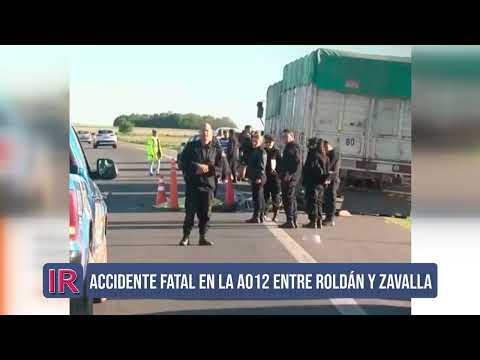 Siniestro fatal en la A012 entre Roldán y Zavalla
