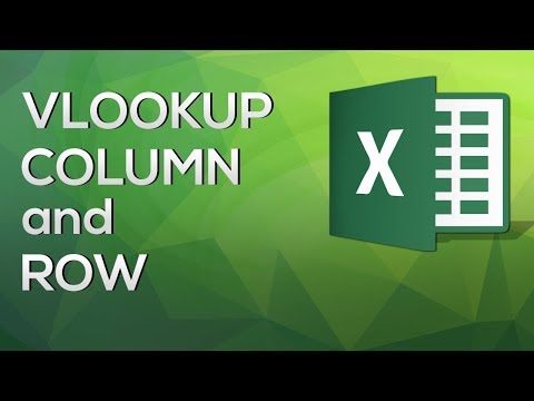 VLOOKUP COLUMN and ROW - Handle large data tables with ease [Advanced Excel]