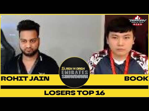 Book vs Rohit Jain Top 16 Losers - Tekken 7 | Slash N Dash Emirates Showdown 2023 #slashndash