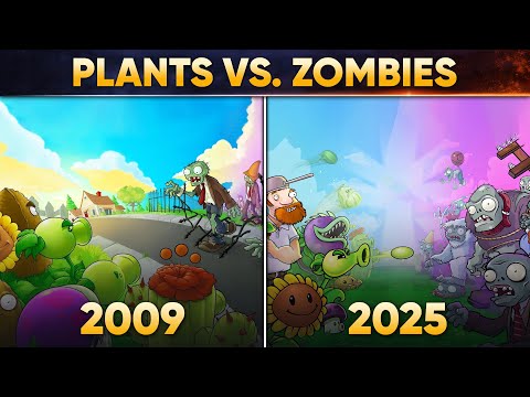 Evolution Of Plants vs. Zombies Games [2009-2025]