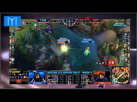NA LCS TSM vs CST Highlights LCS Spring 2015 Lol tv