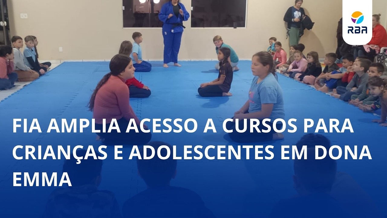 FIA amplia acesso a cursos para crianças e adolescentes em Dona Emma