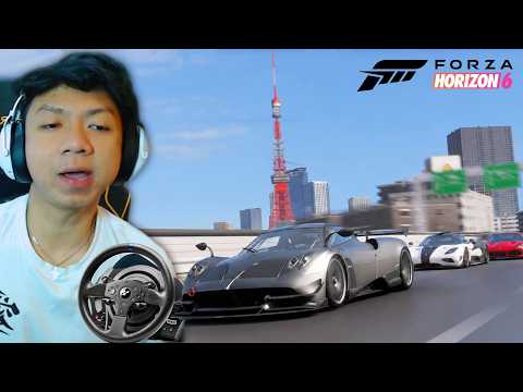 Gue MENGIKUTI BALAPAN TERPANJANG pake PAGANI HUAYRA - FORZA HORIZON 6 INDONESIA