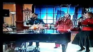 TCS on Dorinda Show singing Drummer Boy