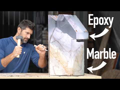 My FIRST TIME Carving Marble