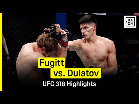 Islam Dulatov vs Adam Fugitt | UFC 318 | DAZN Highlights