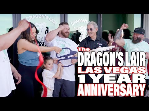 Flex Lewis Celebrates the One Year Anniversary of the Dragon’s Lair Gym Las Vegas!