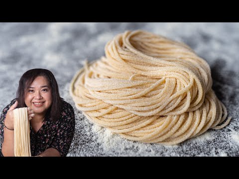 Chinese Egg Noodles using a Stand Mixer