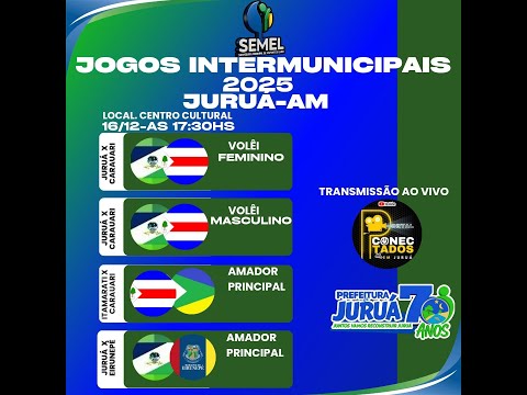 4º DIA DE JOGOS INTERMUNICIPAIS JURUÁ 2025