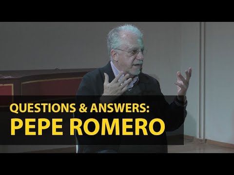Pepe Romero answers the questions – Guitar Virtuosi 2019, Moscow