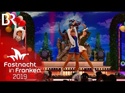 Zehn Tanzmariechen - zehn Deutsche Meisterinnen | Fastnacht in Franken 2019 | Veitshöchheim