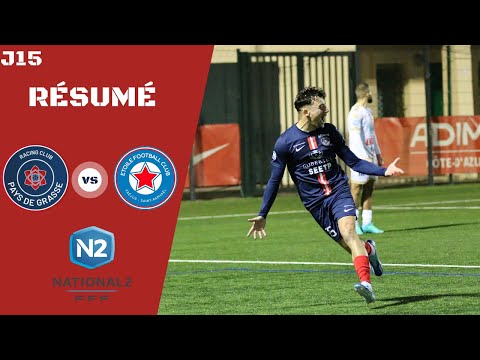 RÉSUMÉ - RC PAYS DE GRASSE / ÉTOILE FC FRÉJUS/ST RAPHAËL (1-0) - NATIONAL 2 (J15)