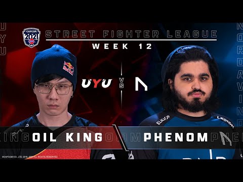 Oil King (Seth) vs. Phenom (Cammy) - Bo3 - Street Fighter League Pro-US Season 4 Week 12