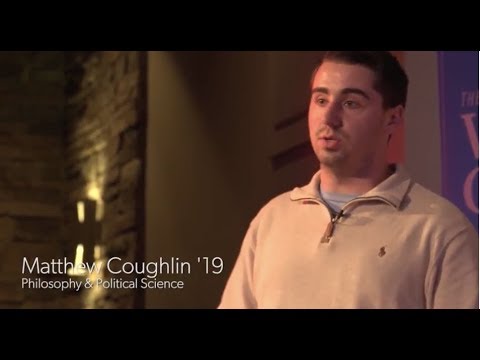 Matthew Coughlin '19 (Philosophy & Political Science)