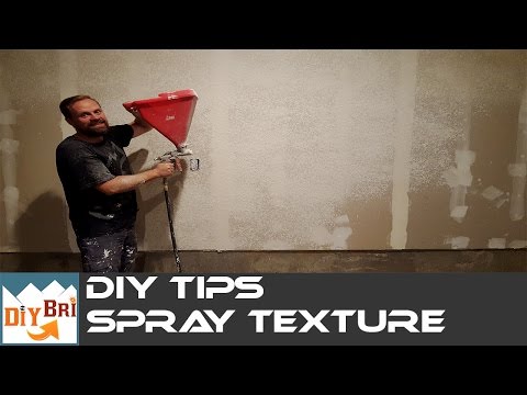 image-Can you spray texture on concrete walls?