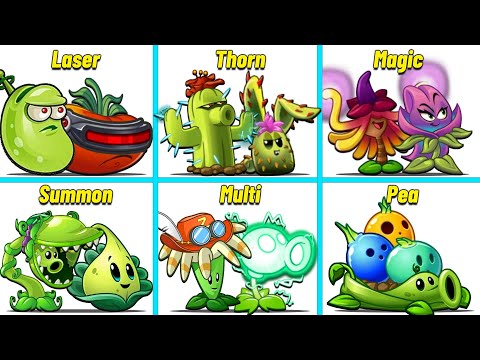 PvZ 2 - 6 Pairts Plant vs Teams Zombie - Who Will Win ? Team Plants vs Team Plants.