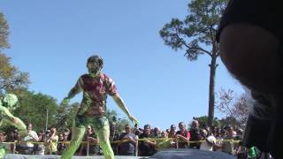 preview picture of video 'Daytona Bike Week 2012 Green Pudding Wrestling Rd 2'