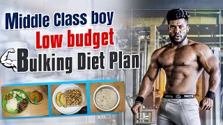 FULL DAY OF EATING : Indian Bodybuilding Bulking Diet Plan for Students on Budget
