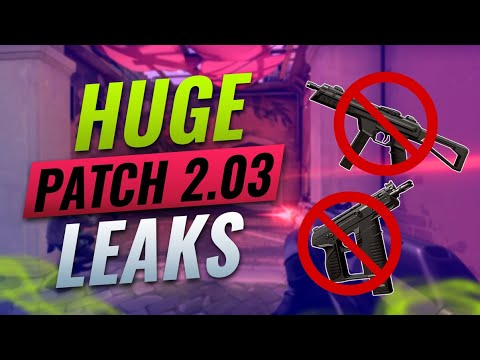 MASSIVE LEAKS: Frenzy & Stinger NERFED + NEW AGENT LEAKS & MORE - Valorant Patch 2.03
