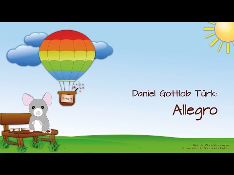 Nr. 146: Türk, Allegro (Mini, die Blockflötenmaus)