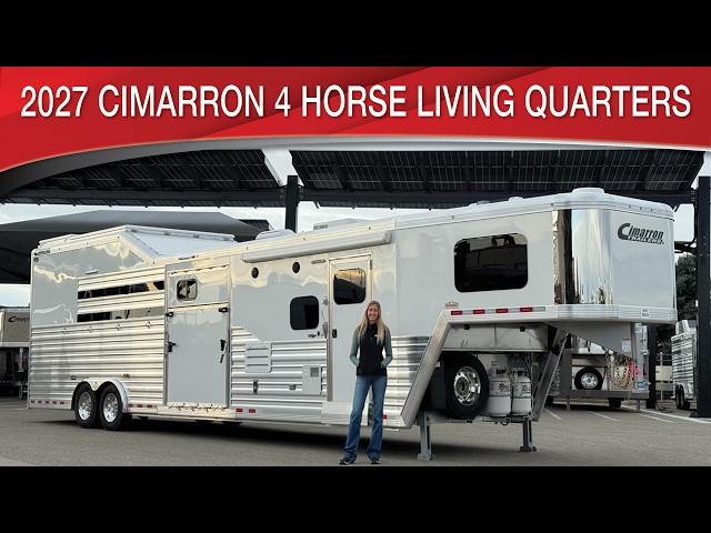 Preview image of 2027 Cimarron Norstar 3 Horse Living Quarters Stock Side With Air Ride youtube video
