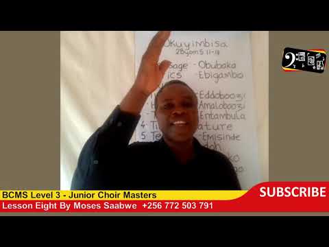 BCMS Level 3 - Lesson 8 Okuyimbisa