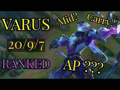 I Hard Carry As AP VARUS Ranked