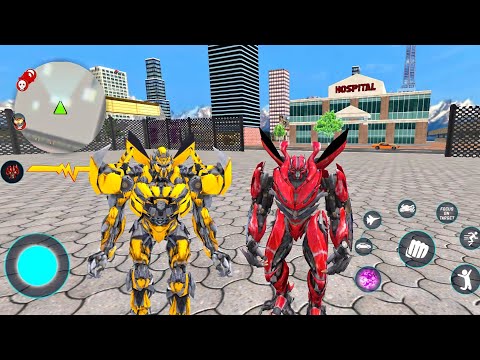 Robot Araba Oyunları #13 - Optimus Prime Multiple Transformation Jet Robot 2020 - Android Gameplay