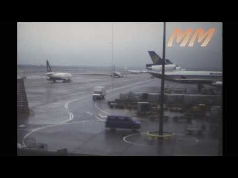 London Gatwick Airport 1984 old cine film 282