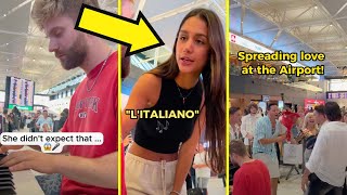 Download lagu SURPRISE for all the PASSENGERS ✈️🇮🇹 mp3