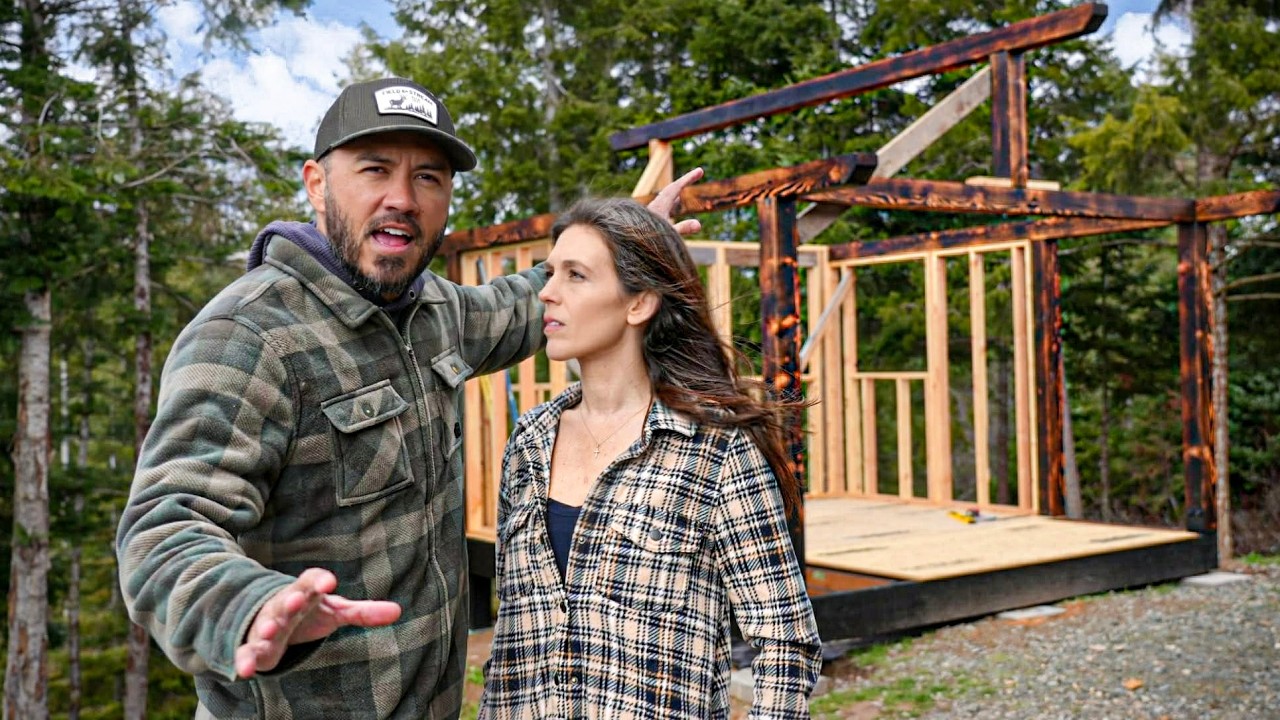 The Pond Results Are In (It's Not Good) + Manually Installing Horizontal Beams on Our New Build