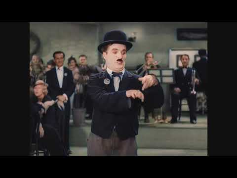 Chaplin Nonsense Song in Modern Times - AI Colorized and Upscaled