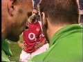 Touchline reaction to Sol Campbell Red Card at Highbury