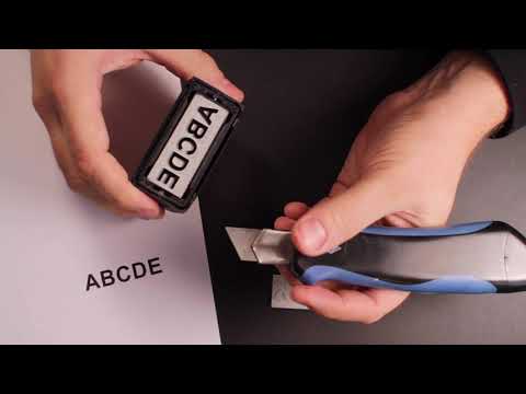 HowTo: Stempelplatte eines Stempelautomaten einfach tauschen