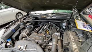 2013 Hyundai Genesis 2.0T Spark plugs and ignition coil replacement.